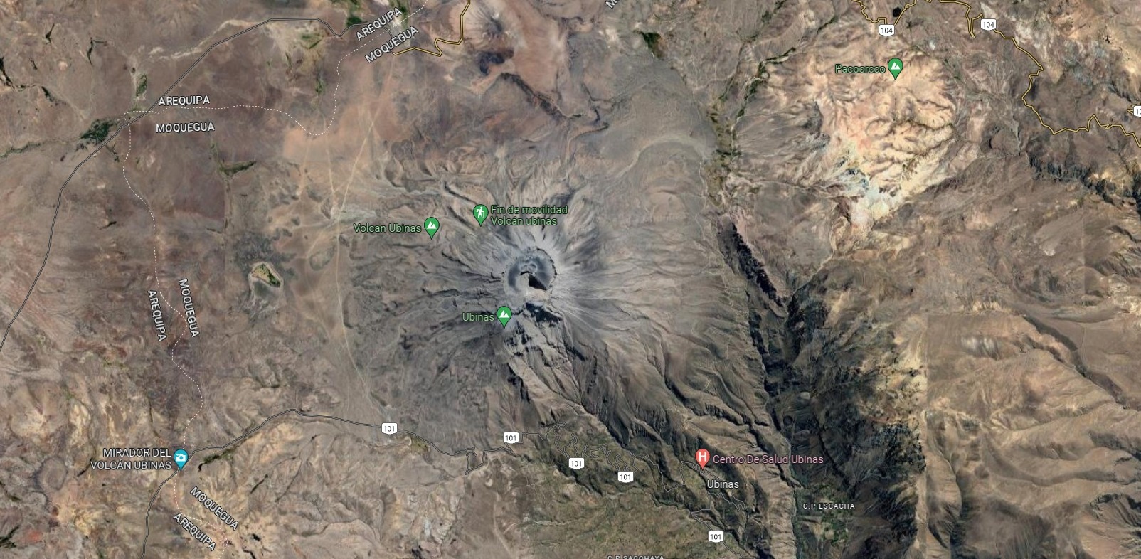 Volcán Ubinas: Alerta por nueva explosión del cráter en Moquegua