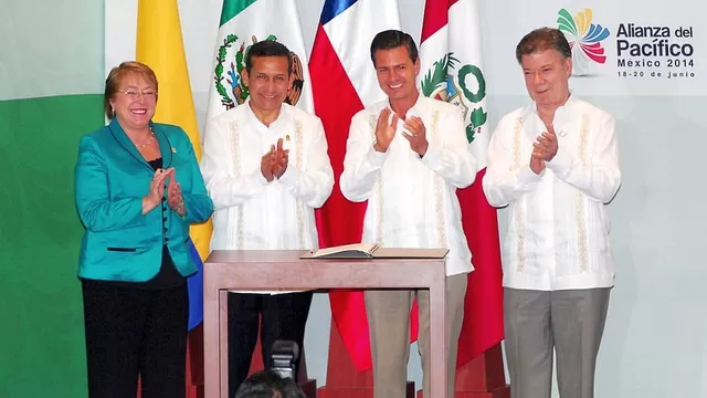 Presidentes de cuatro países integran la Alianza del Pacífico. Foto: economiaytecnologiaentrujillo