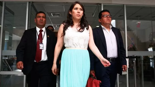 Yeni Vilcatoma, candidata al Congreso por Fuerza Popular. Foto: Andina