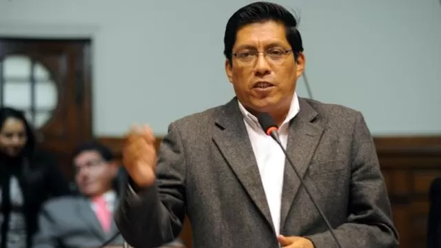 Congresista Vicente Zeballos. Foto: TV Perú