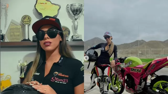 Aída Martínez recibe críticas por participar en campeonato de motociclismo pese a su delicado estado de salud 