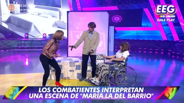 Alejandra Baigorria descubrió a Said Palao y Ducelia besándose en escena de "María, la del barrio"