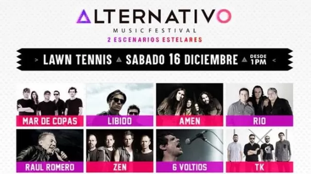 ¿Cuándo se realizará el ‘Alternativo Music Festival’?