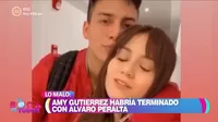 Amy Gutiérrez habría terminado su relación con el bailarín Alvaro Peralta