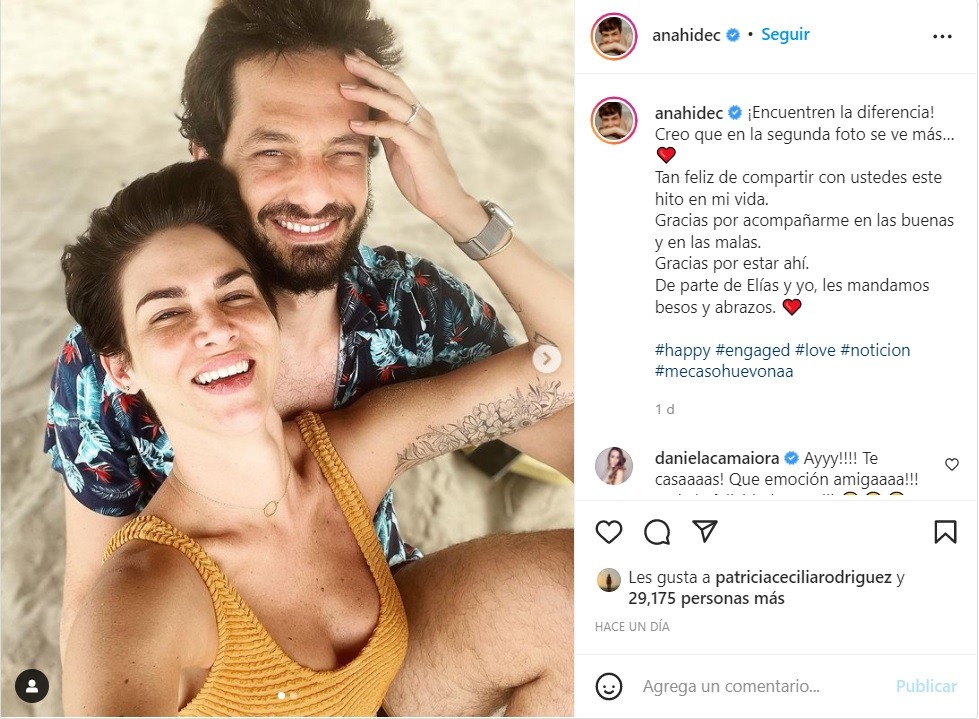 Anahí de Cárdenas: Su novio le pidió matrimonio durante su viaje a Punta Sal