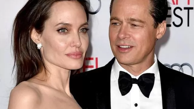 Angelina Jolie y Brad Pitt. Foto: AFP