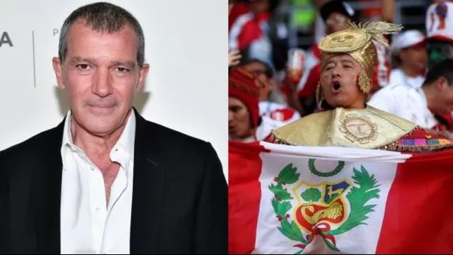 Antonio Banderas destaca el apoyo incondicional del hincha peruano en el Mundial
