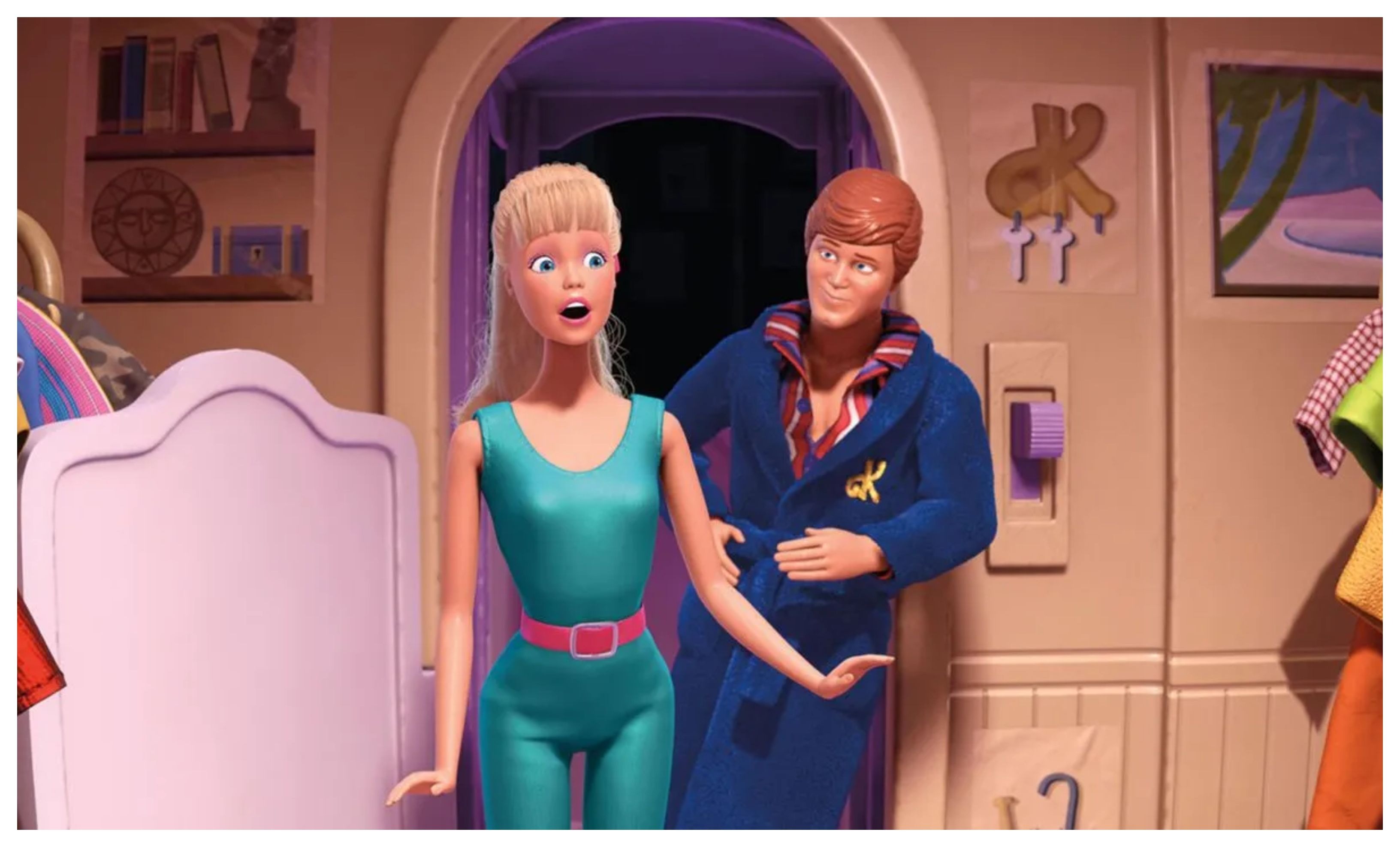 Reencuentro de Barbie y Ken en 'Toy Story 3' / Fuente: Moviestore/Shutterstock