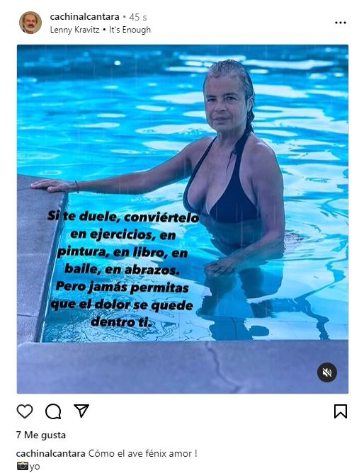 Mensaje de Carlos Alcántara para su esposa Jossie Lindley/Foto:Instagram