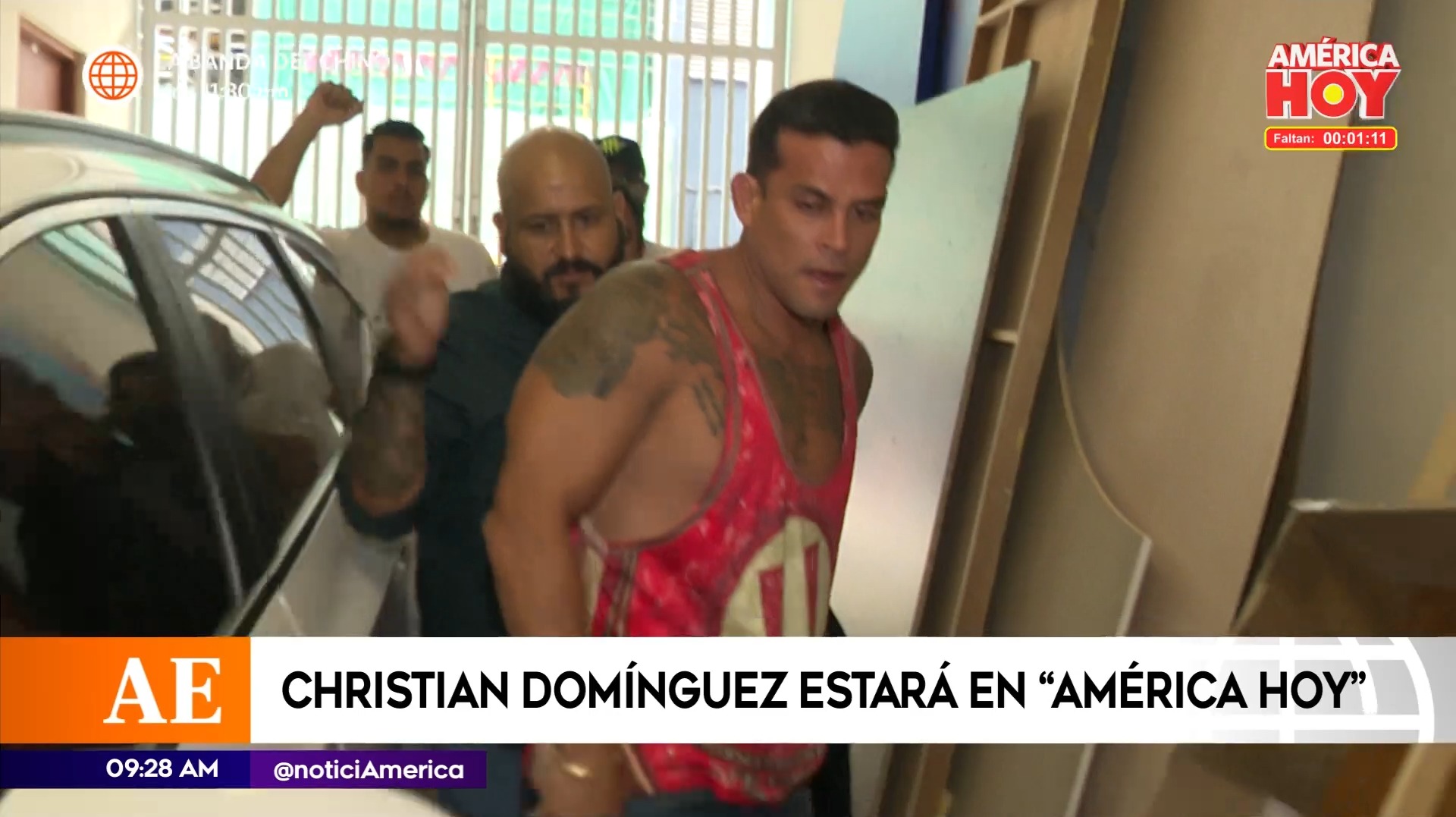 Christian Domínguez llegó al canal para contar su verdad luego de la infidelidad a Pamela Franco / América Televisión 