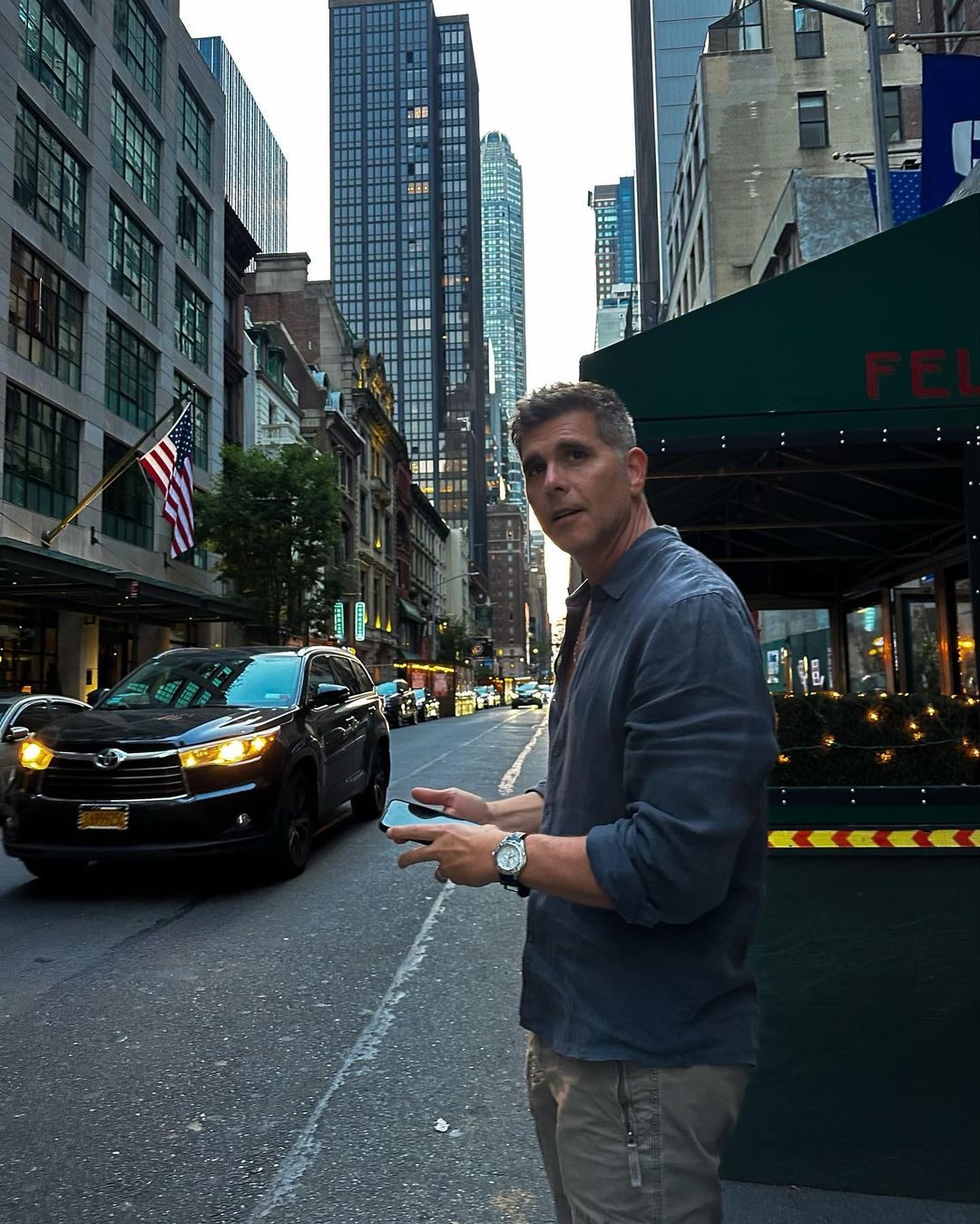 Christian Meier en Nueva York / Instagram