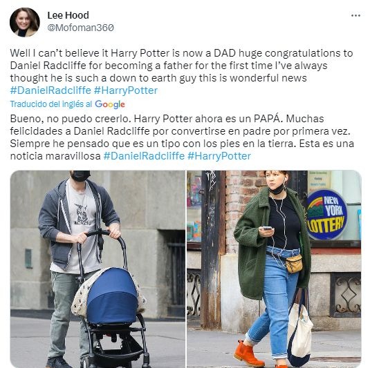 Daniel Radcliffe, protagonista de ‘Harry Potter’, se convirtió en padre 
