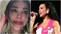 Danna Paola rompió en llanto tras conocer a Katy Perry y ser reconocida por ella