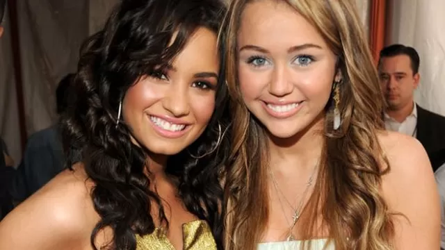 Demi Lovato y Miley Cyrus. Foto: Getty Images