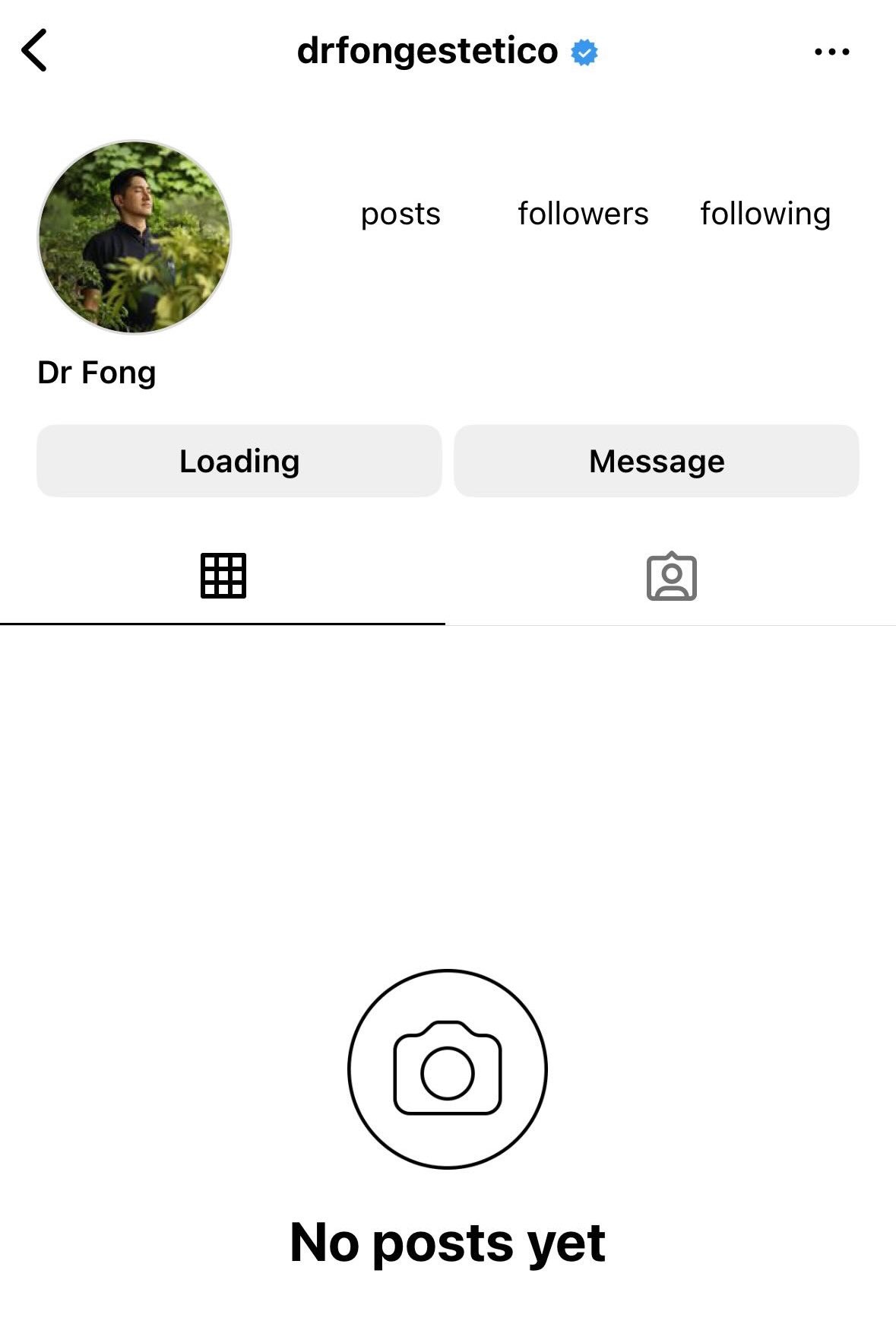 Dr. Fong. desactivó su cuenta | Captura: Instagram