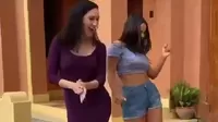 DVAB: Raysa Ortiz y Danna Benhaim bailaron al ritmo de No sé y así reaccionó Santiago Suárez 