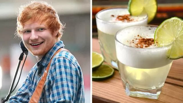 Ed Sheeran la tiene clara: "Prefiero el pisco sour peruano"