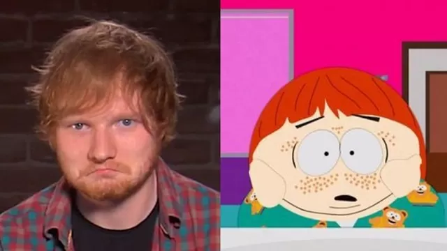 Ed Sheeran asegura que un capítulo de South Park le arruinó la vida.