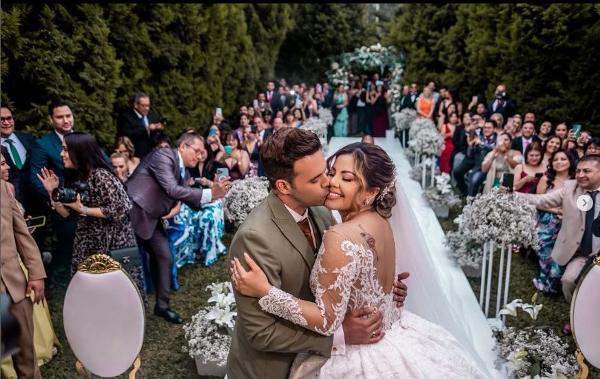 Estrella Torres y Kevin Salas se casaron a fines de septiembre de este año/ Foto: Instagram