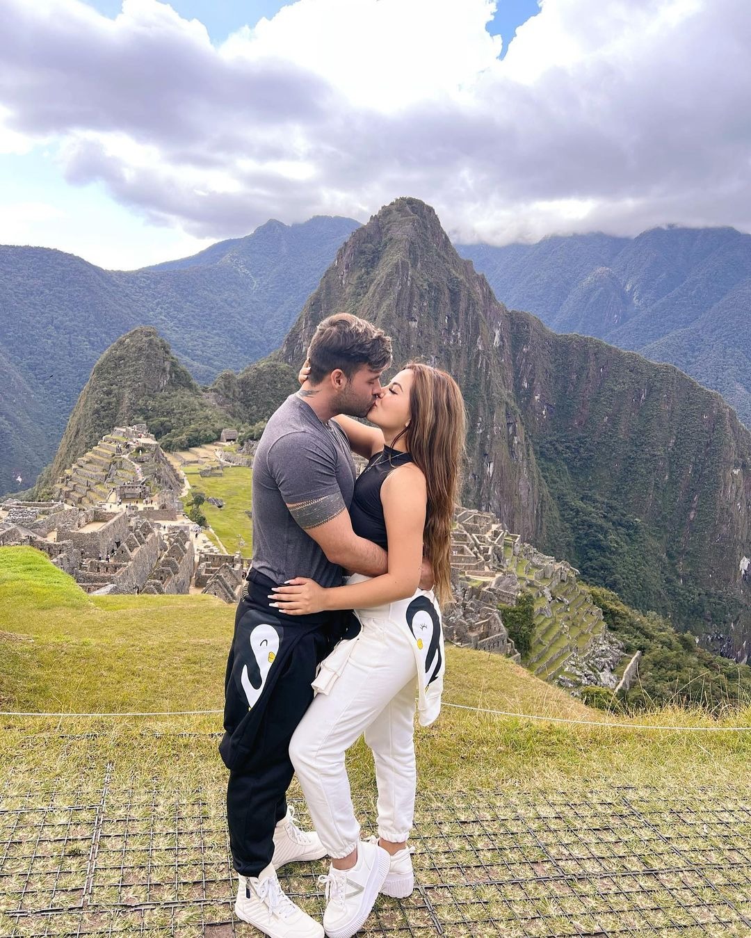 Estrella Torres y Kevin Salas en Cusco / Fuente: Instagram