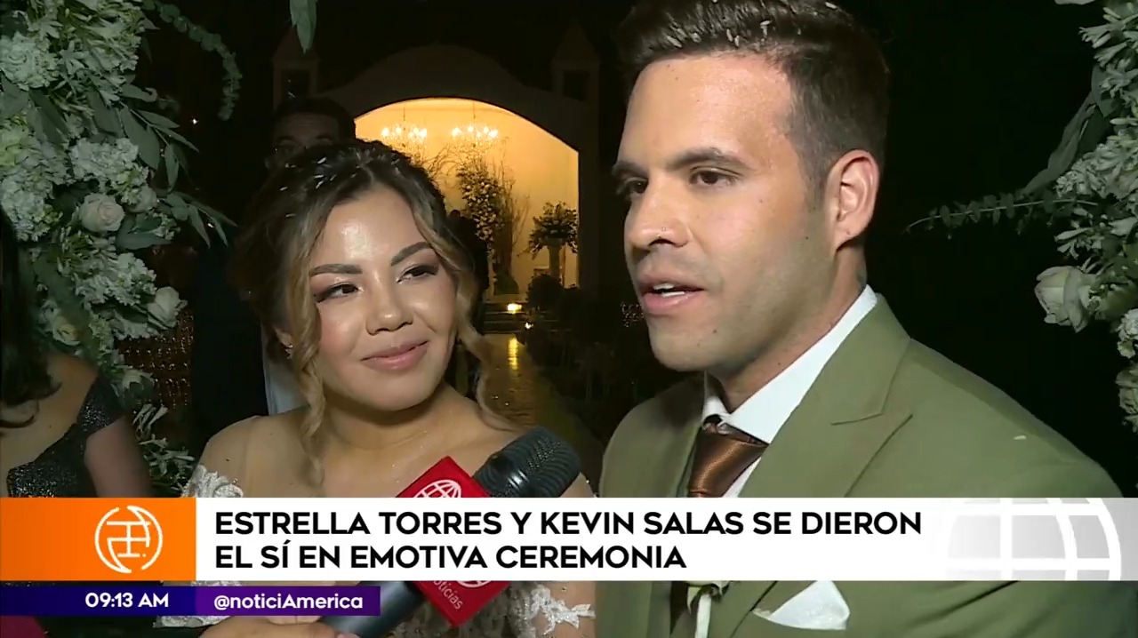 Estrella Torres y Kevin Salas se fueron de luna de miel a Orlando y Cancún / América Espectáculos