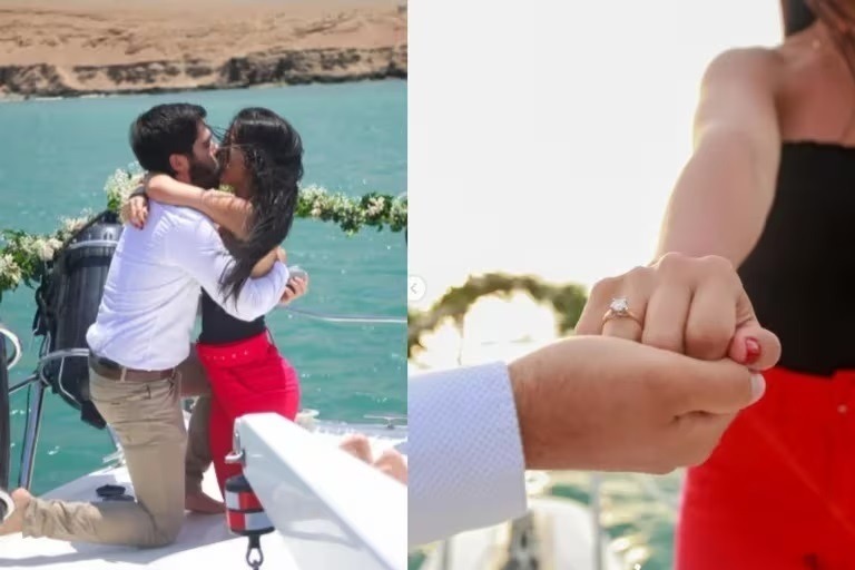 Fabianne Hayashida se comprometió con Mario Rangel el 20 de enero del 2021. Fuente: Instagram