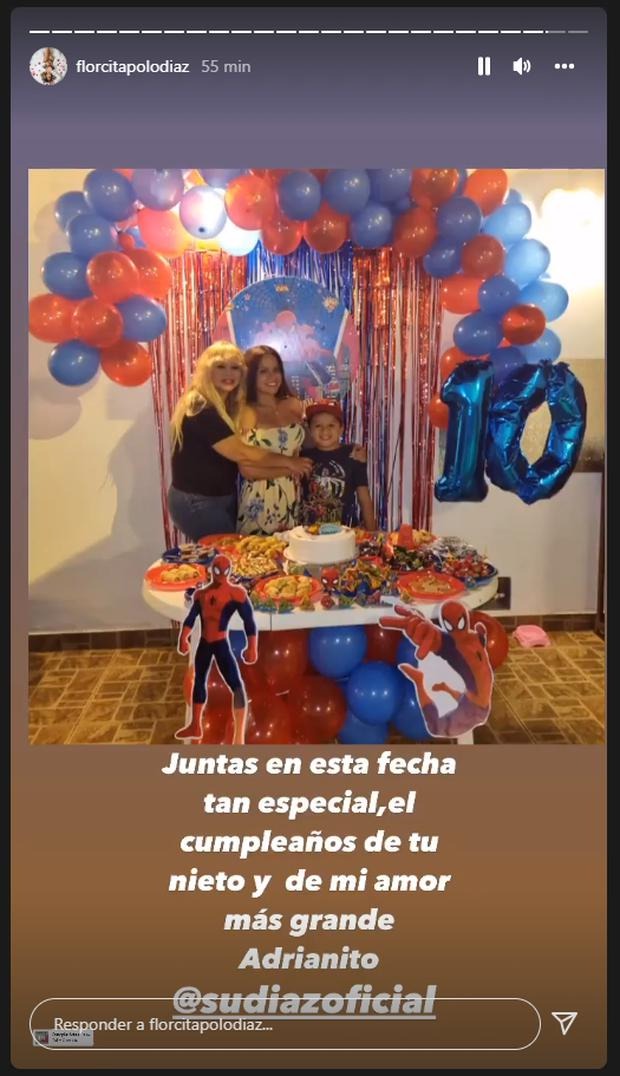 Florcita Polo celebró cumpleaños de su hijo Adriano: ¿Invitó a Néstor Villanueva?