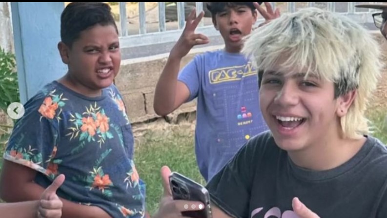 Entro los niños que rescataron de una muerte segura se encontraba el segundo hijo del cantante Rodrigo Primera de 14 años / Foto: IG Florentino Primera