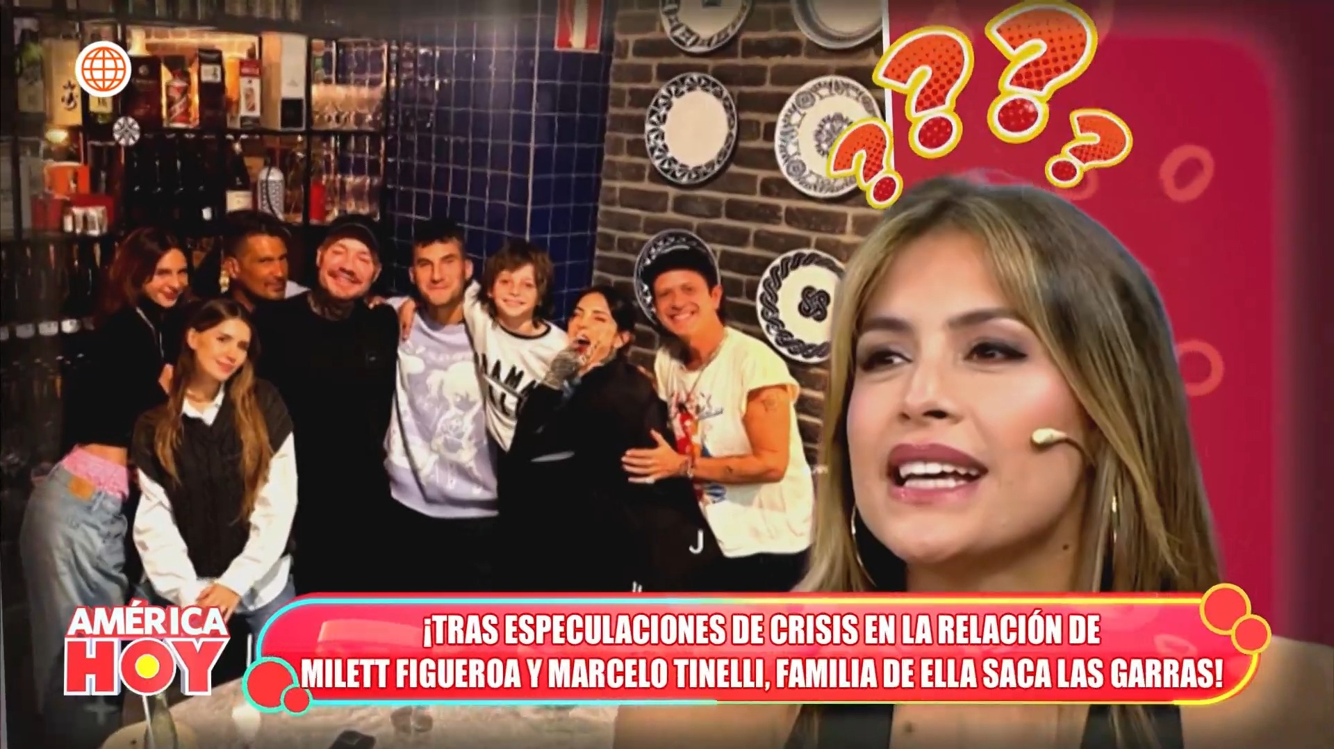 Milett Figueroa estuvo ausente en el cumpleaños de Marcelo Tinelli / América Hoy 