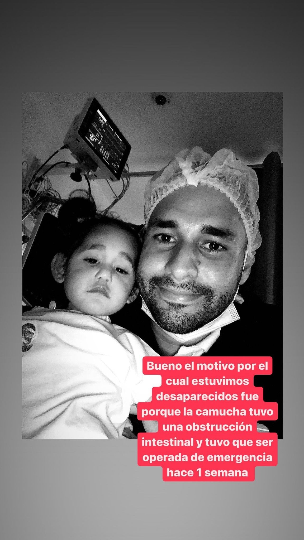 Hija de Luis Alonso Bustíos fue operada de emergencia / Instagram