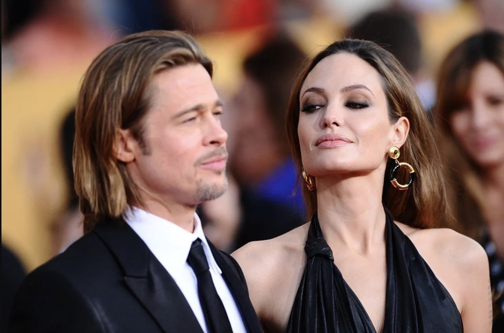 Brad Pitt y Angelina Jolie juntos. Fuente: AFP