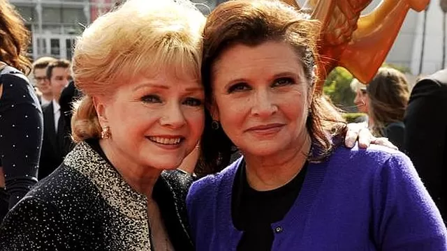 Hollywood: Debbie Reynolds y Carrie Fisher recibieron multitudinario homenaje