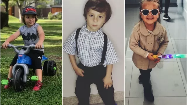 Los hijos de Sheyla Rojas, Gino Pesaressi y Natalie Vértiz son toda una sensación en redes sociales