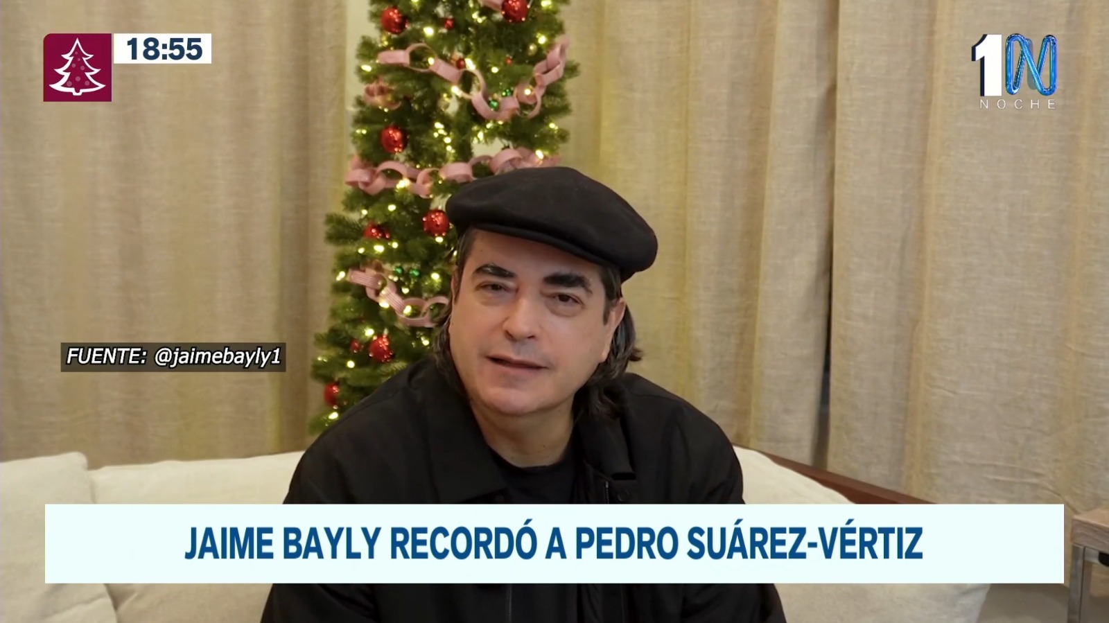 Jaime Bayly dedicó despedida a Pedro Suárez Vértiz. Fuente: Canal N