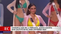 Conozca más de la peruana Janick Maceta que cautivó en el Miss Universo 2021
