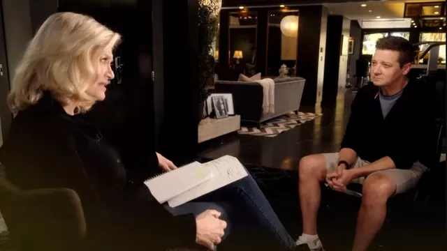 Jeremy Renner dio su primera entrevista tras accidente que casi le cuesta la vida