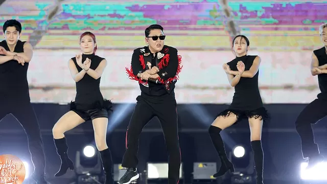 K-pop: PSY volvió a interpretar el "Baile del caballo" en los Golden Disc Awards 2023 