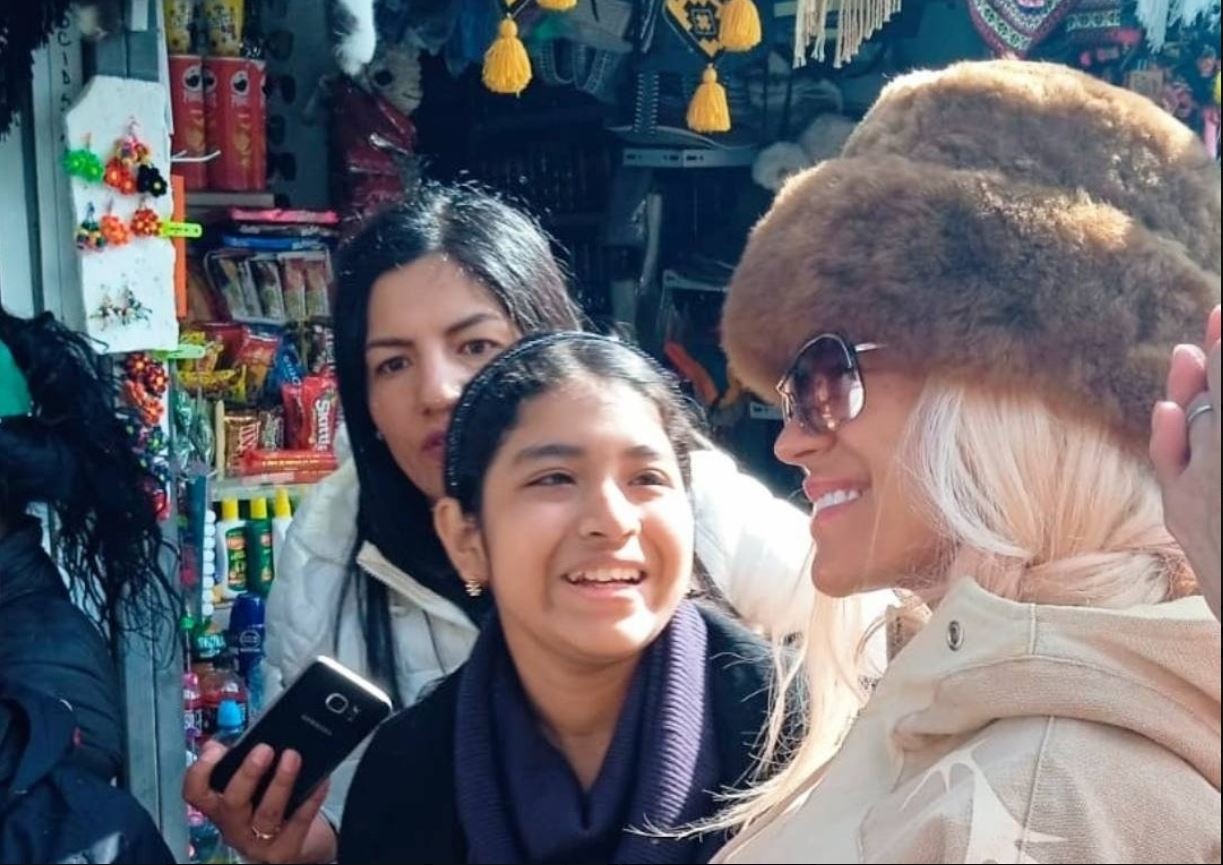 Karol G se encuentra en Cuzco recargando energía para continuar con su gira mundial/foto: Instagram