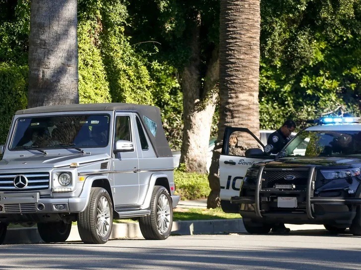 Kendall Jenner fue intervenida por la Policía de Beverly Hills. Fuente: TMZ