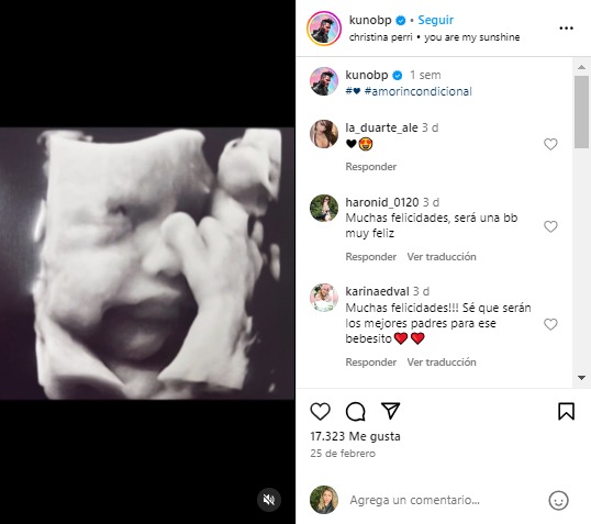 Kuno Becker confirma que será papá de esta manera. Fuente: Instagram