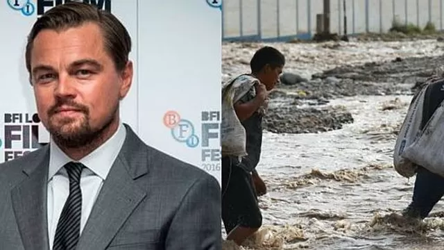 Leonardo DiCaprio preocupado por situación en Perú tras huaicos