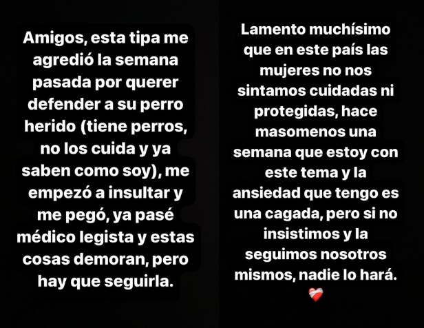 Lucía escribió en sus redes sociales | Instagram