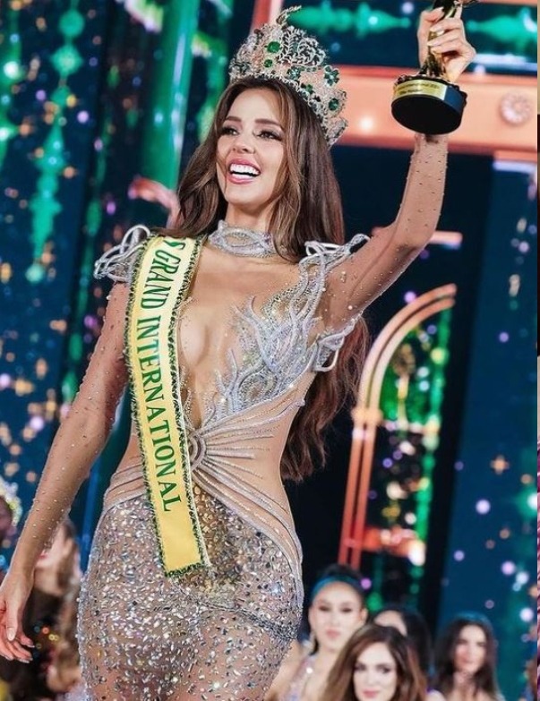 La corona de 'Miss Grand International 2023' dio un giro de 360 grados en la vida de Luciana Fuster/Foto: MGI