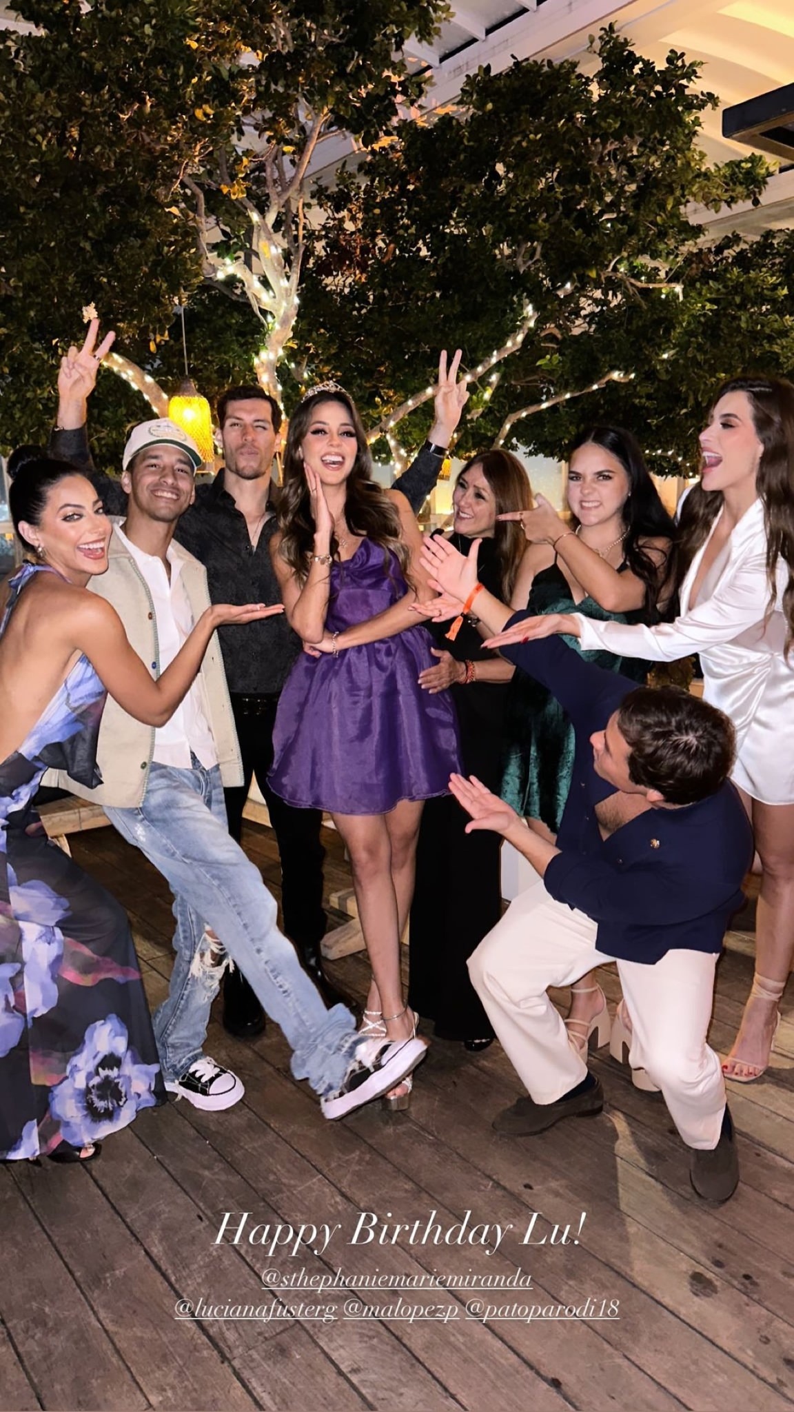 Luciana Fuster pasó un grato momento junto a Patricio Parodi , su hermana y sus amigos en Miami /Foto: Instagram