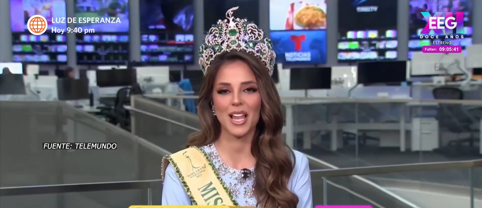 Luciana Fuster habló sobre la entrevista que concedió a Telemundo donde recordó la final de Miss Grand Internacional/Foto: Telemundo