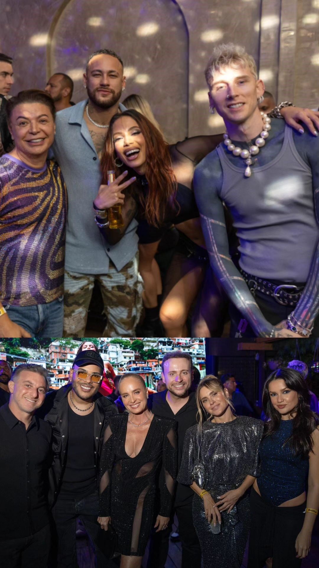 Rapero Machine Gun Kelly y otras celebridades presentes en el cumpleaños de Anitta/Foto: Instagram