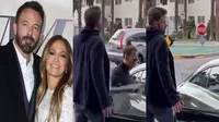  ¿De mal humor? Ben Affleck causó revuelo por tirar la puerta del carro de Jennifer Lopez 