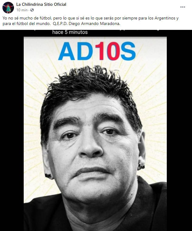 Maradona: Famosos conmueven con mensajes tras muerte del exfutbolista 