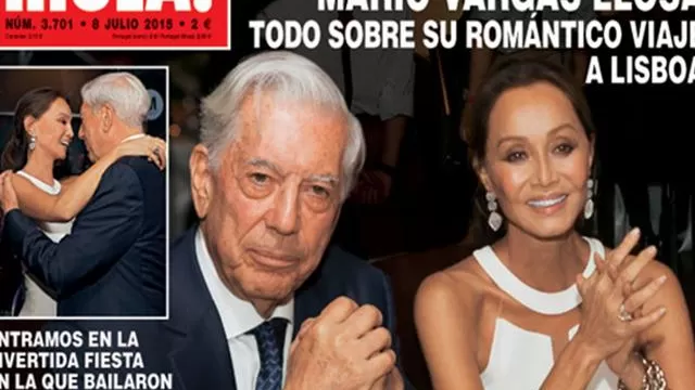 Mario Vargas Llosa e Isabel Preysler en Hola 