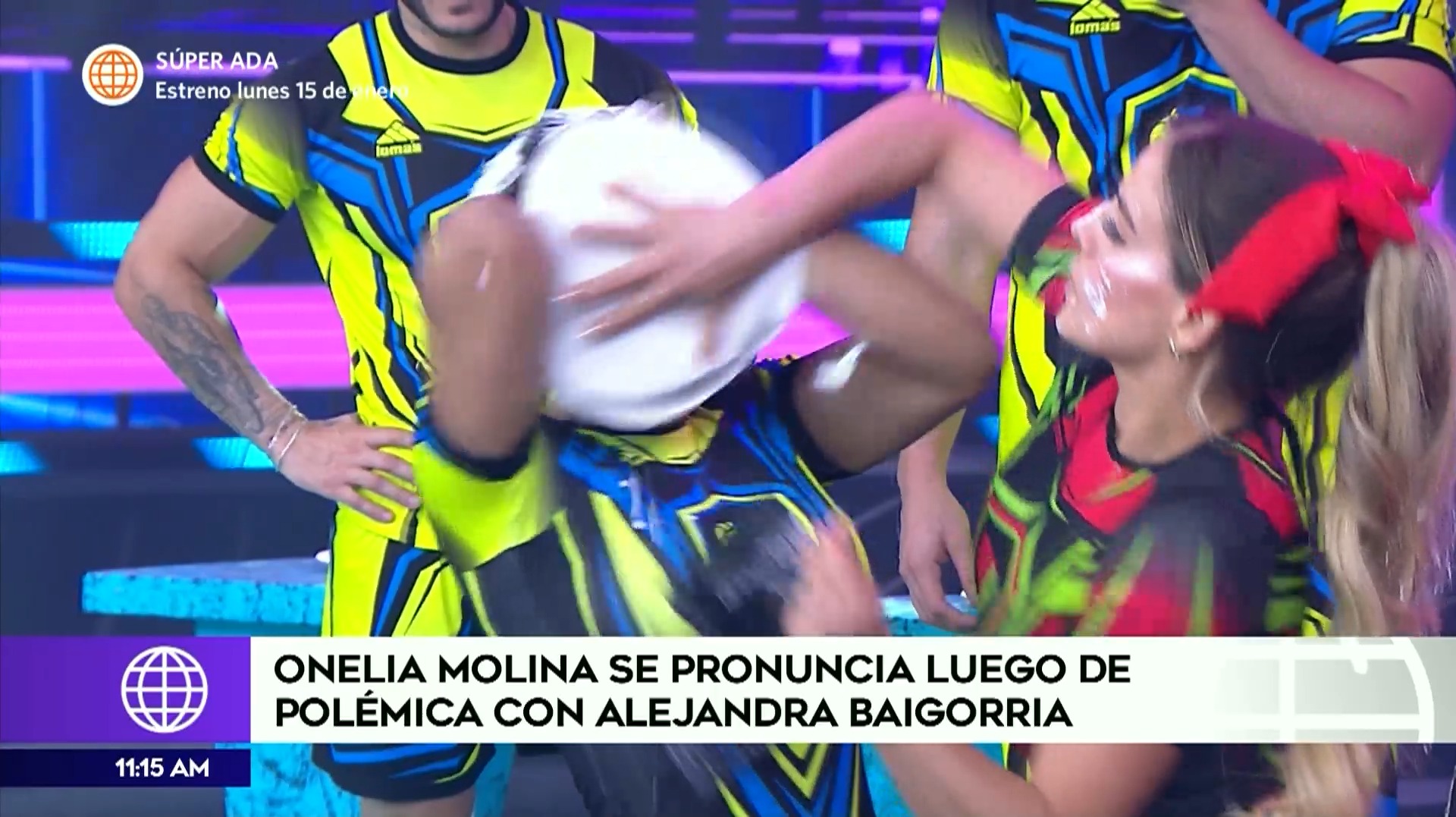 Alejandra Baigorria le lanzó 'tortazo' a Onelia Molina 
